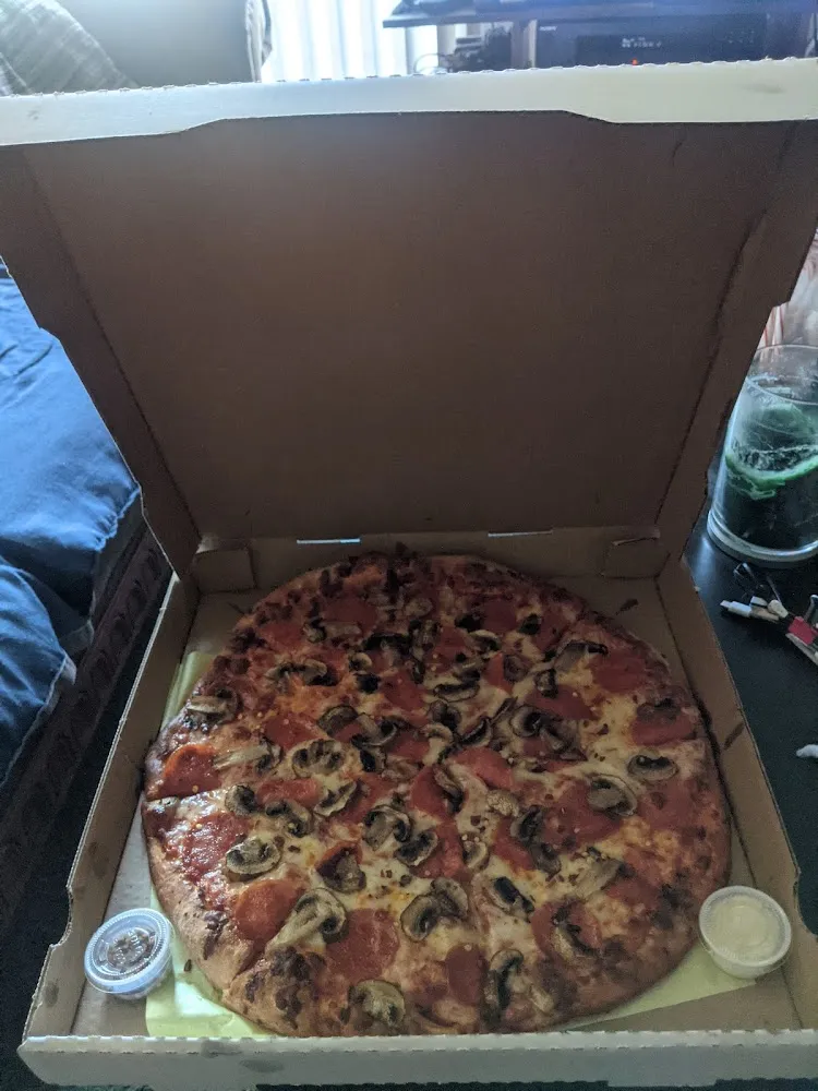 Large Pepperoni and Mushroom